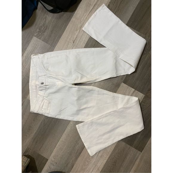 7 for All Mankind *ALI IN SOLEIL White Skinny Bootcut Jeans Sz 26 / US 4 MP $228 - Picture 2 of 12